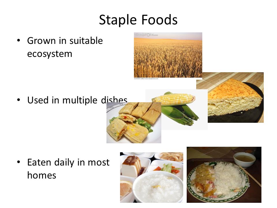 staple foods