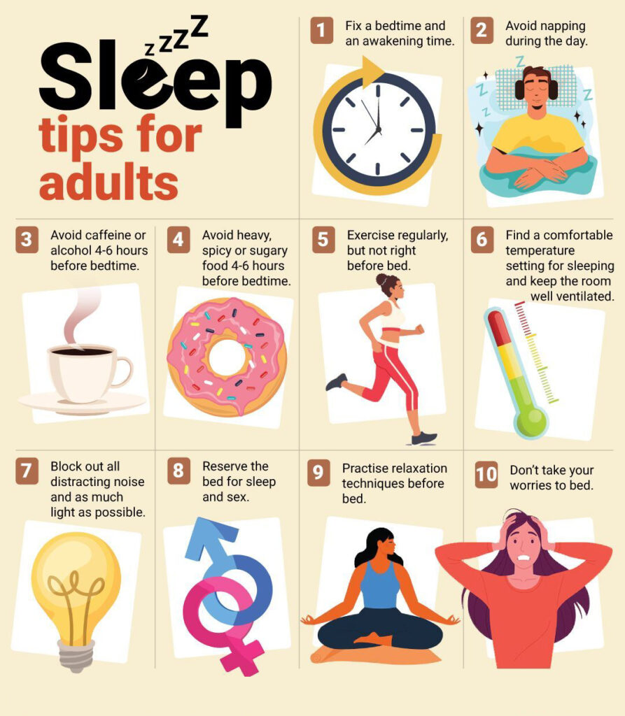 Sleep tips for adults